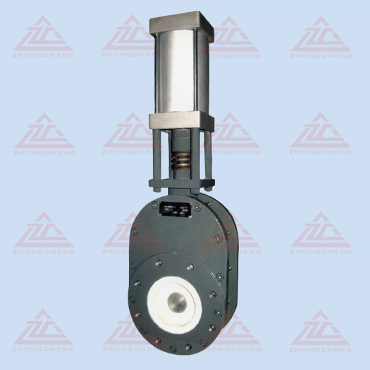 short type ceramic double disc gate valve